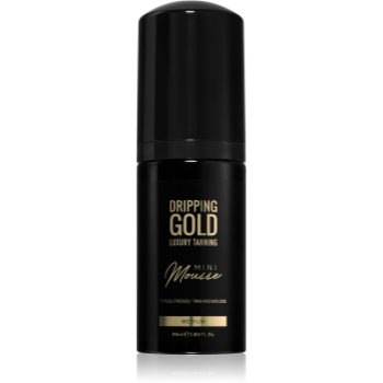 Dripping Gold Luxury Tanning Mini Mousse spumă bronzare pentru față și corp - imagine 2
